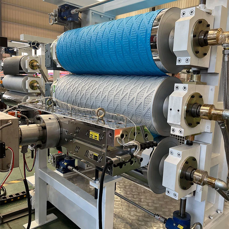 TPE TPV TPU TPR-liukumisen anti-maton suulakepuristinkone